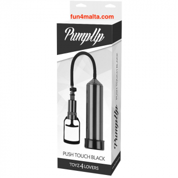 Pump-up push touch, black